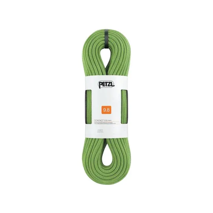 "Climb with confidence and style—experience the power and reliability of the Petzl Contact 9.8mm rope on your next adventure!"