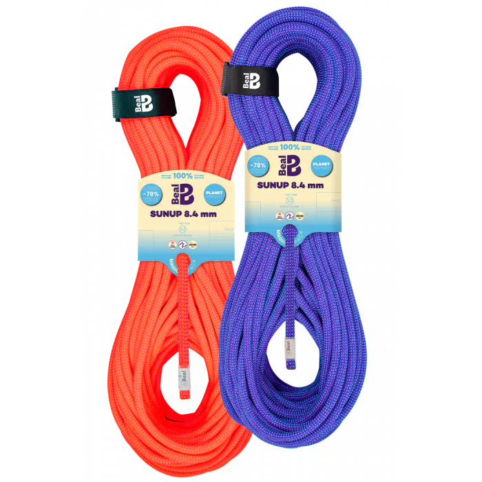 
"Reach new heights with the Beal SUNUP 8.4MM rope — lightweight, durable, and engineered for performance. Perfect for climbers who demand reliability on every ascent. Gear up for your next adventure!"


